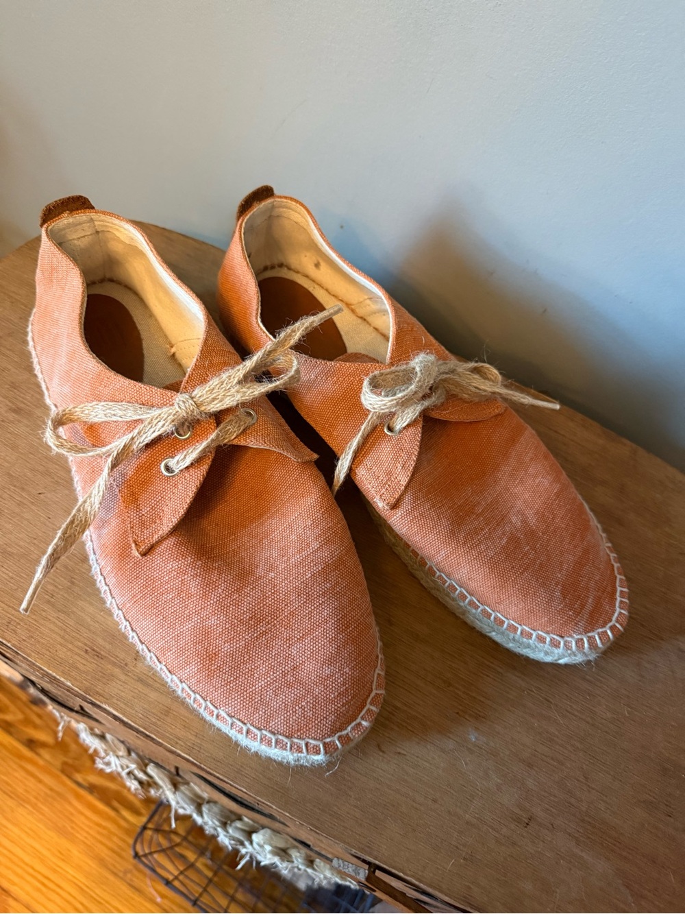 HANDMADE The Brand Luxor Sunset Espadrilles Shoes 12/45